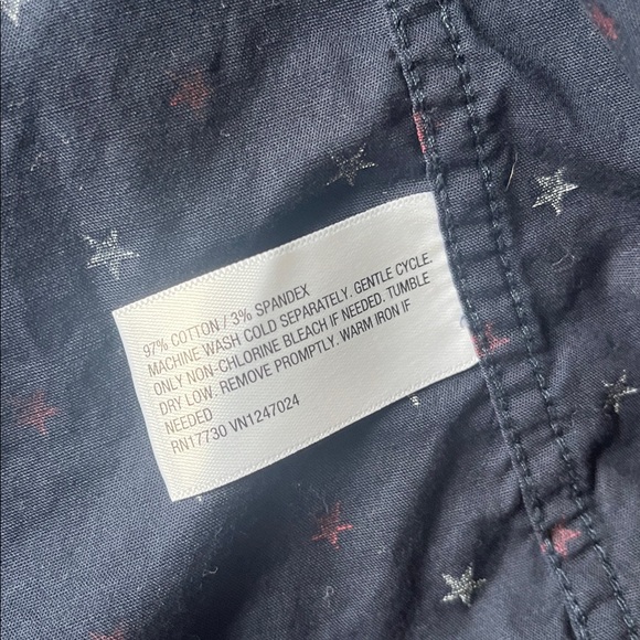 Goodfellow & Co Men's Star Print Short Sleeve Button-Down Shirt - Picture 6 of 6